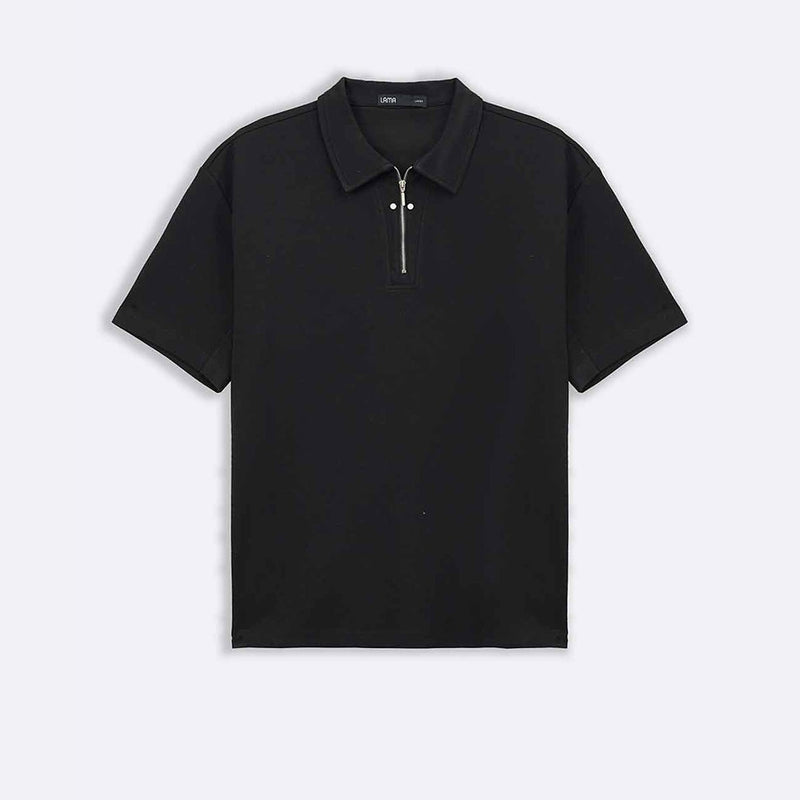 POLO SHIRT WITH ZIP