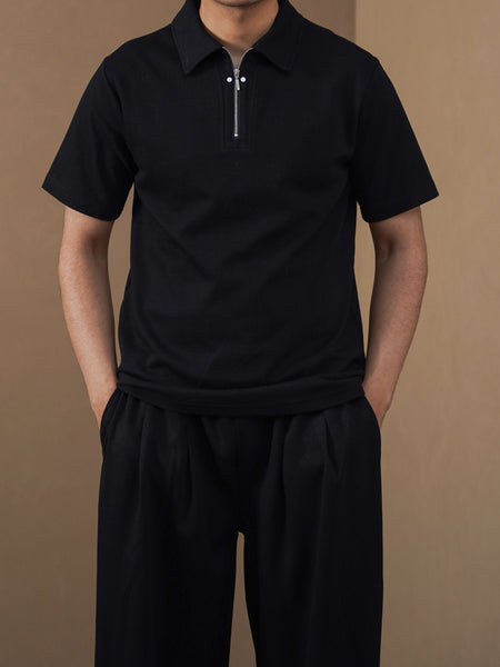 POLO SHIRT WITH ZIP