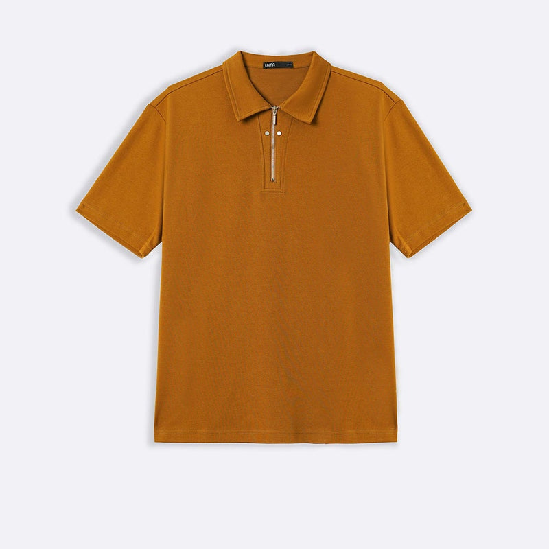 POLO SHIRT WITH ZIP