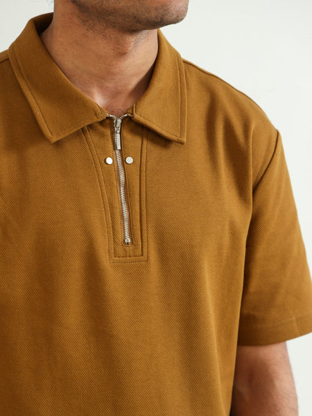 POLO SHIRT WITH ZIP