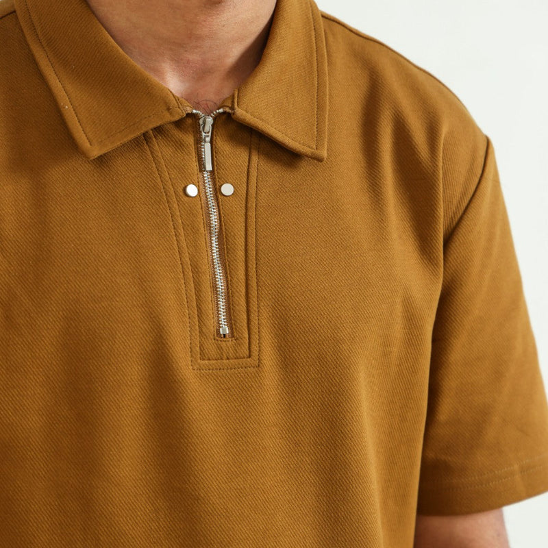 POLO SHIRT WITH ZIP
