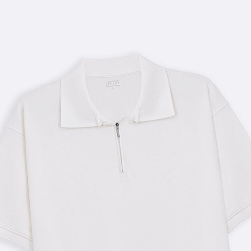 QUARTER ZIP POLO
