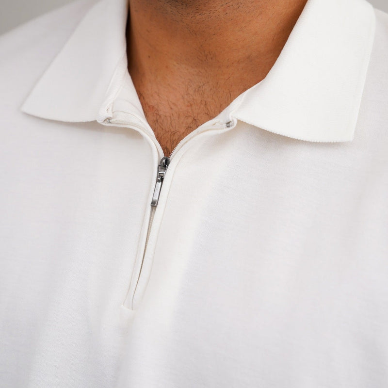 QUARTER ZIP POLO