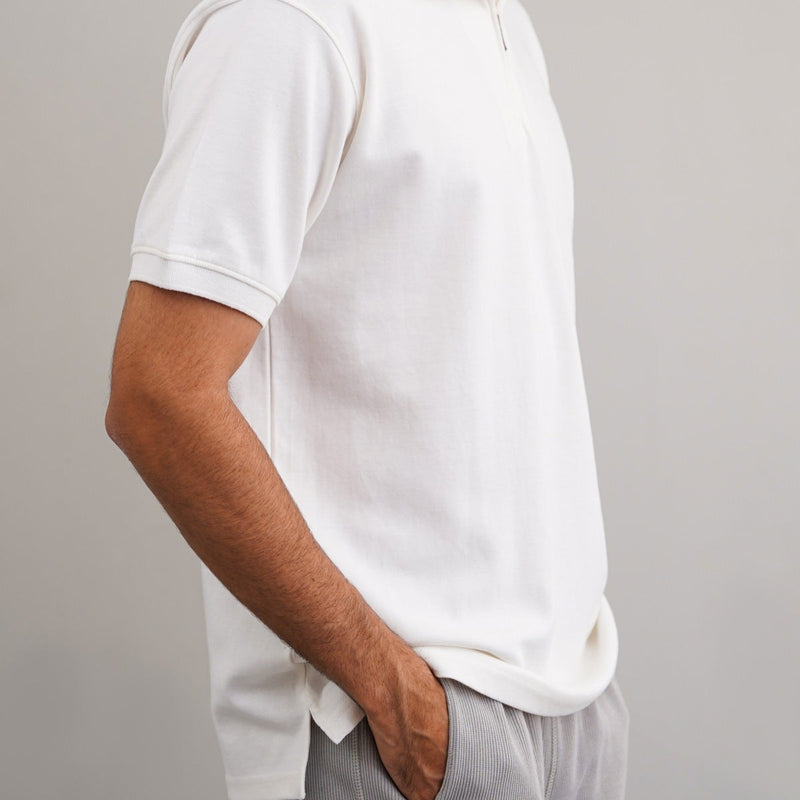 QUARTER ZIP POLO