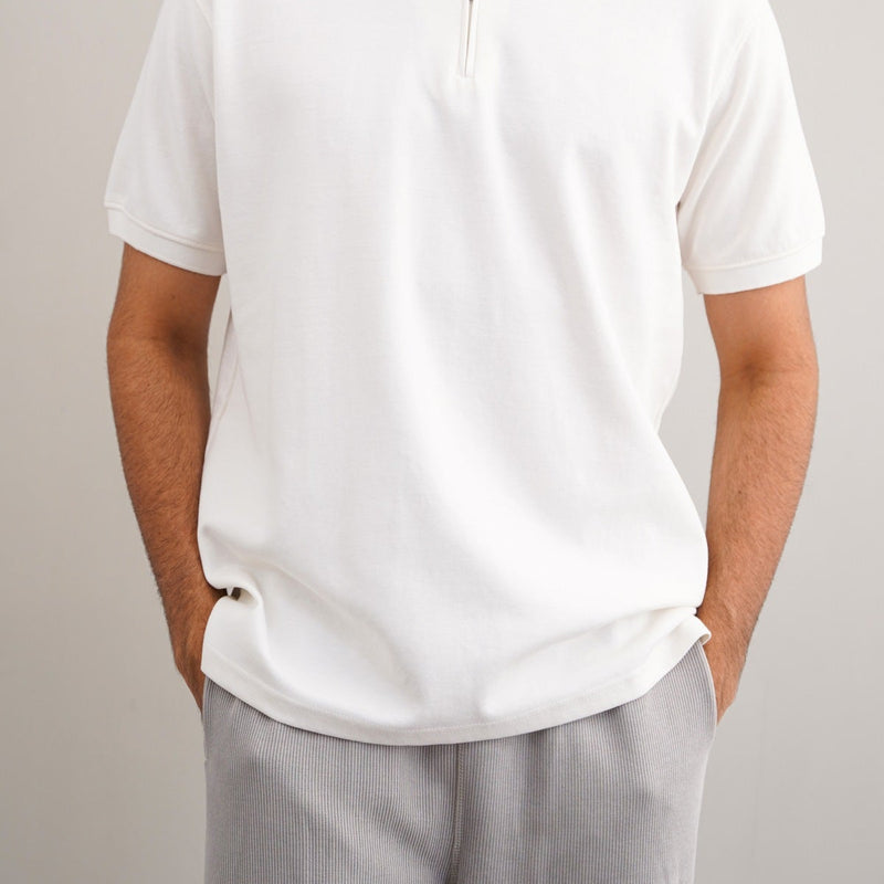 QUARTER ZIP POLO