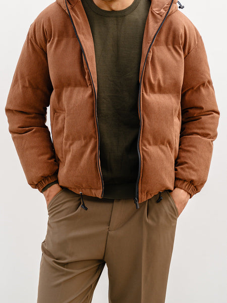 CORDUROY PUFFER JACKET