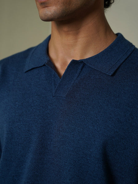 SOFT KNITTED POLO JUMPER