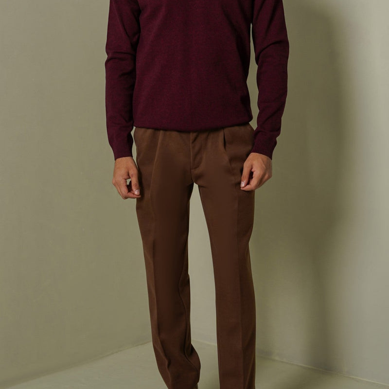 SOFT KNITTED POLO JUMPER