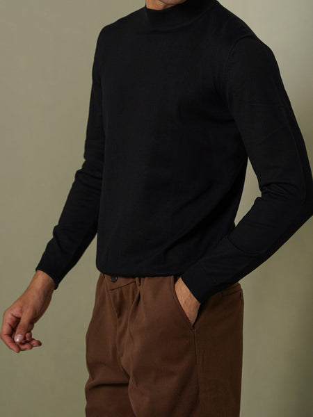 REGULAR RIBBED-KNIT JUMPER