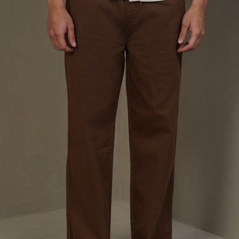 RELAXED TWILL PANTS