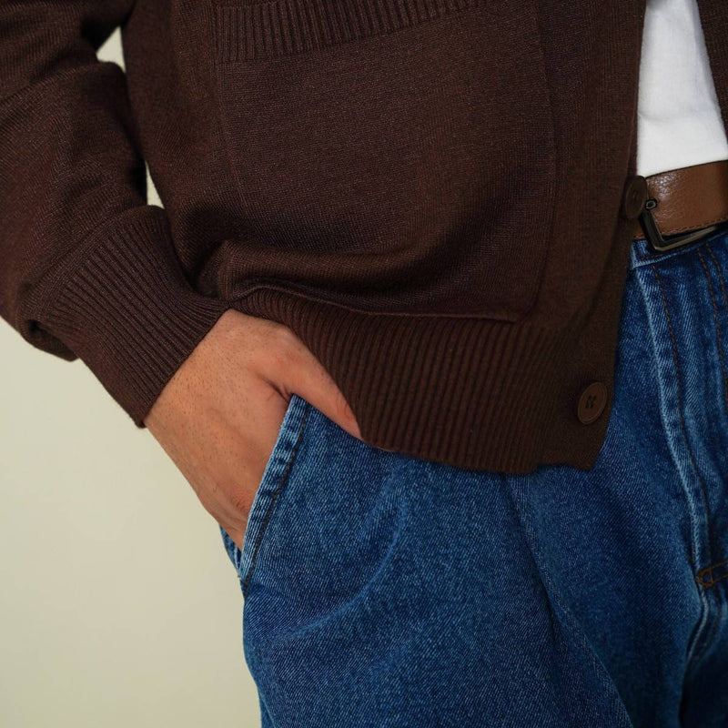 3D PLEAT DENIM PANTS