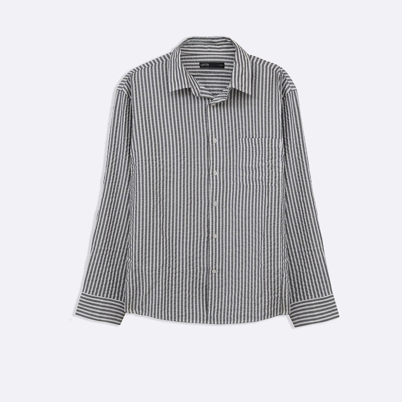 SEERSUCKER FLOWY SHIRT