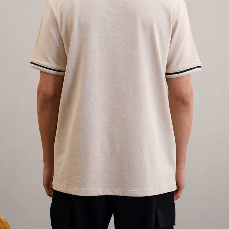 TIPPED ACCENT TEE