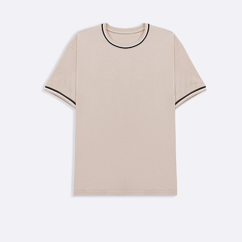 TIPPED ACCENT TEE