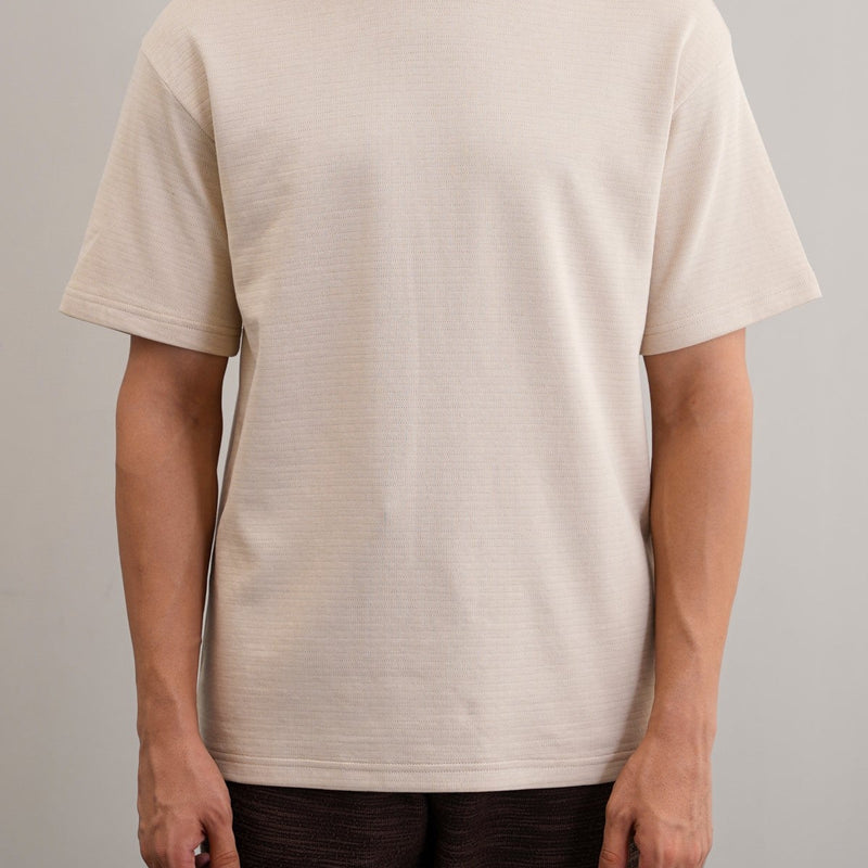JACQUARD COTTON CLASSIC TEE