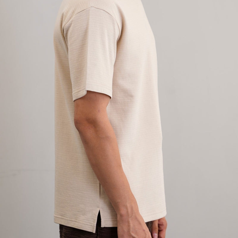 JACQUARD COTTON CLASSIC TEE