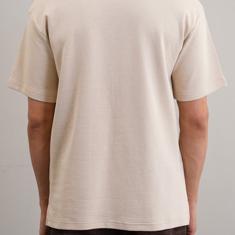 JACQUARD COTTON CLASSIC TEE