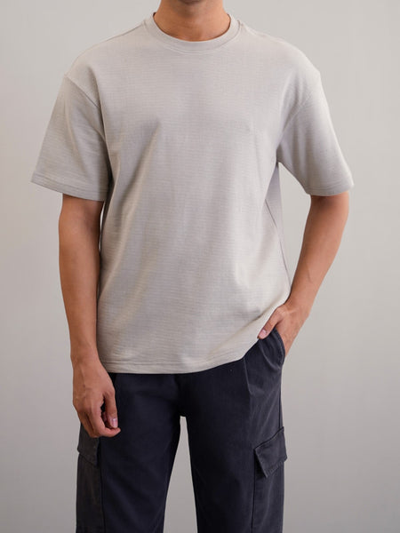 JACQUARD COTTON CLASSIC TEE