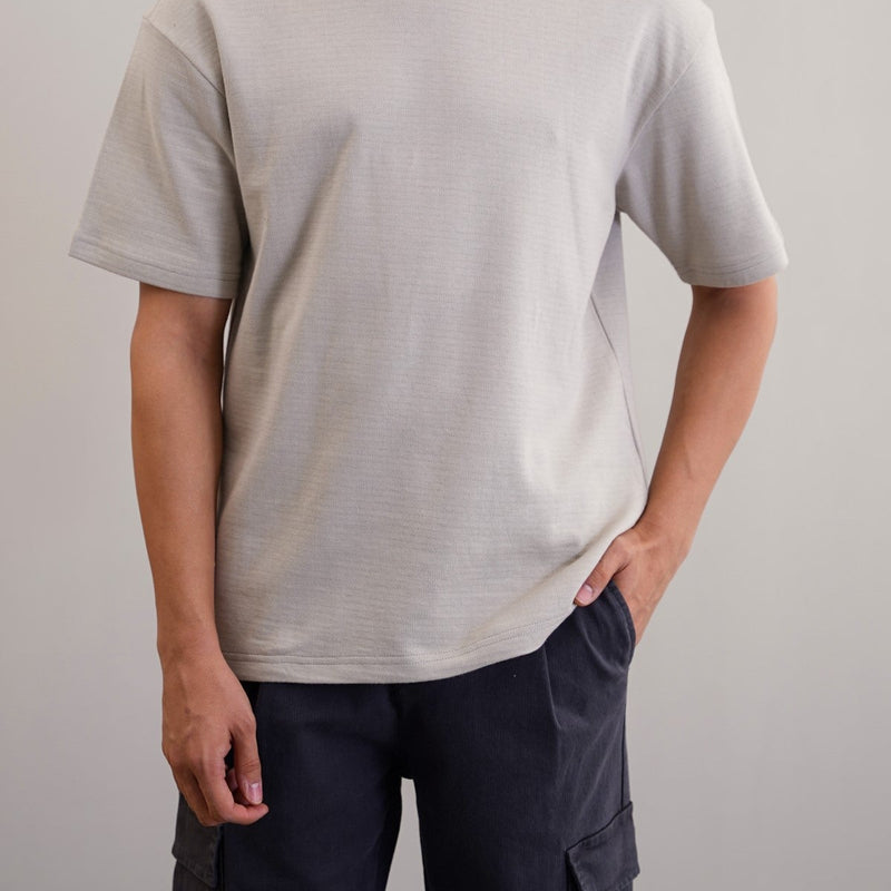 JACQUARD COTTON CLASSIC TEE