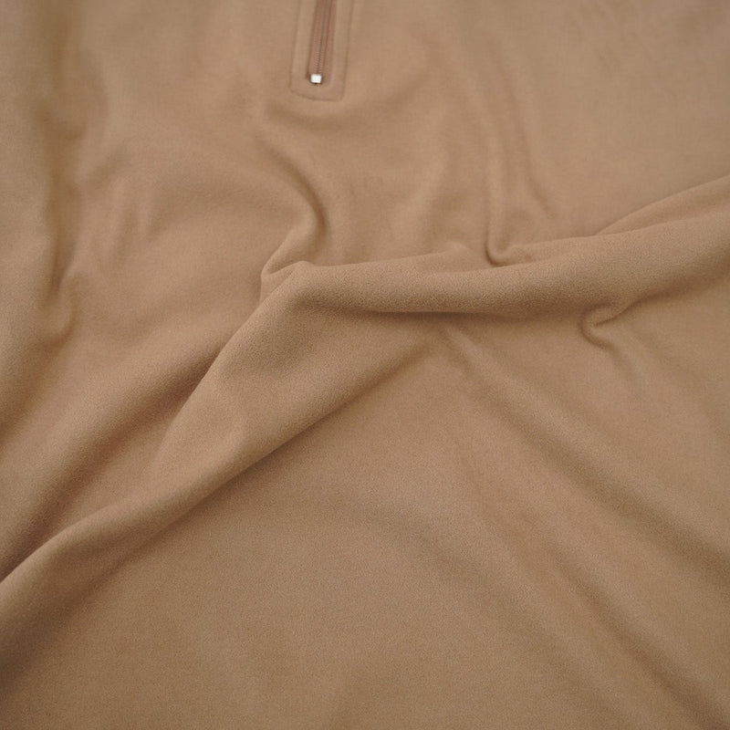 ZIPPER POLO SWEATSHIRT