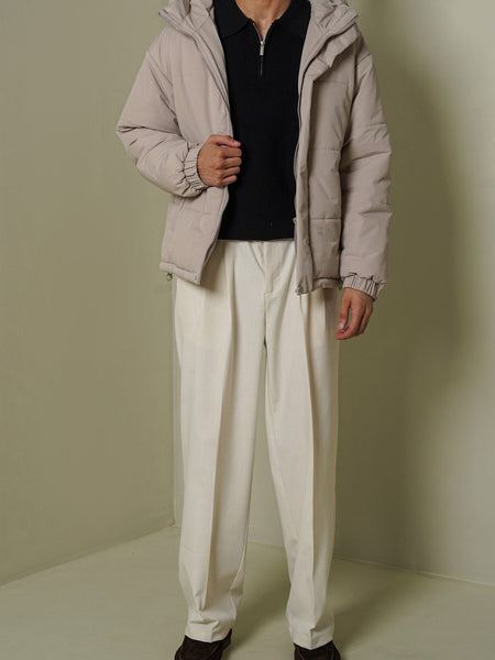 HOODED PUFFER JACKET