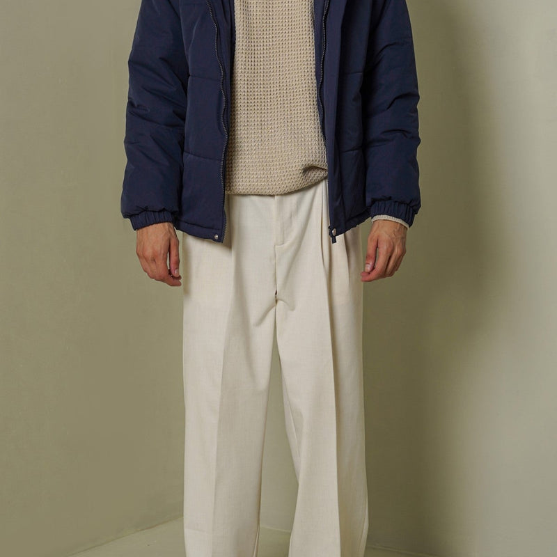 HOODED PUFFER JACKET