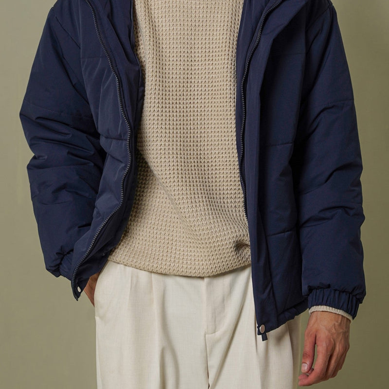 HOODED PUFFER JACKET