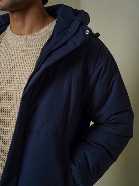 HOODED PUFFER JACKET