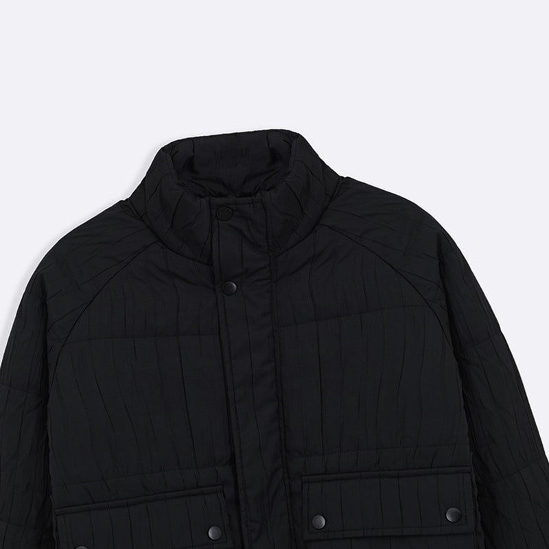 TEXTURED PUFFER JACKET