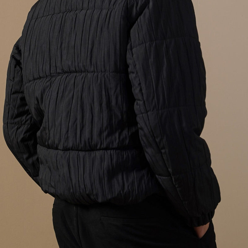TEXTURED PUFFER JACKET