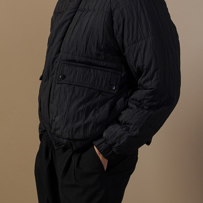 TEXTURED PUFFER JACKET