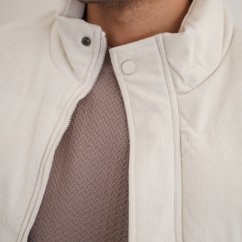 CORDUROY PUFFER GILET