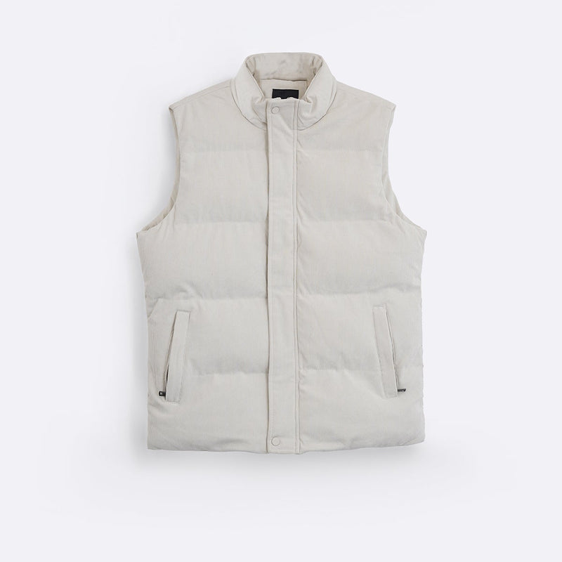 CORDUROY PUFFER GILET