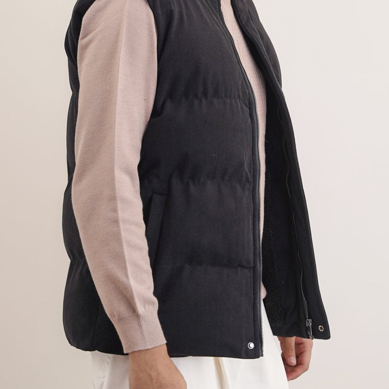 CORDUROY PUFFER GILET