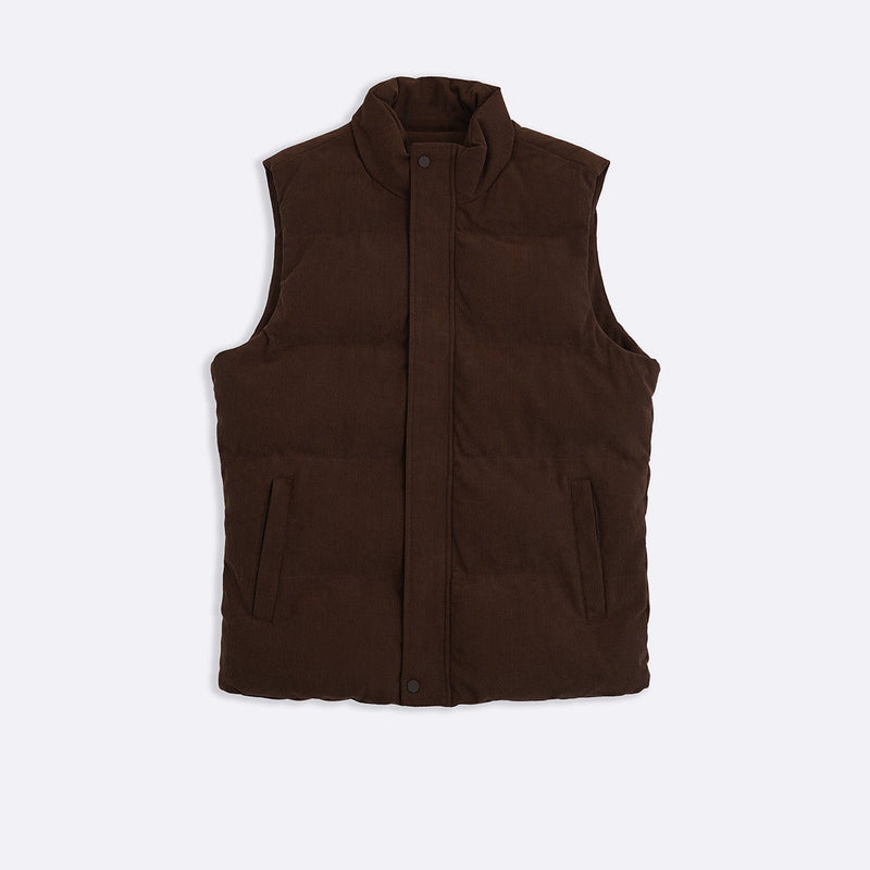 CORDUROY PUFFER GILET