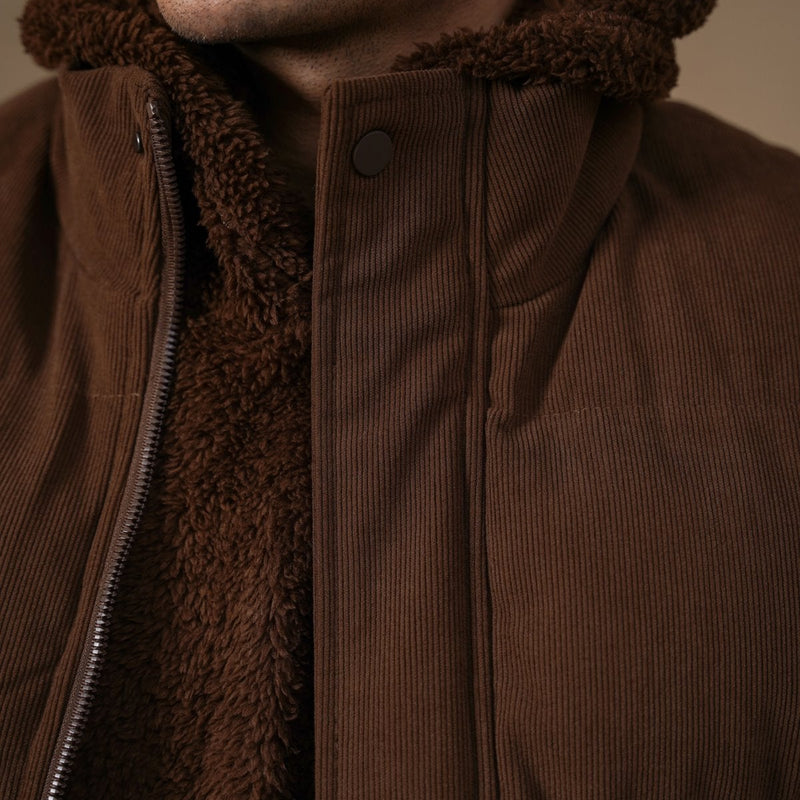 CORDUROY PUFFER GILET