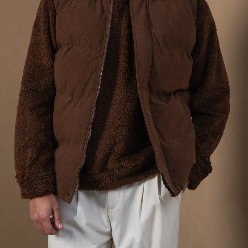 CORDUROY PUFFER GILET