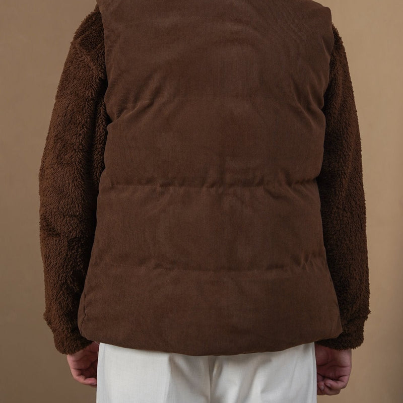 CORDUROY PUFFER GILET