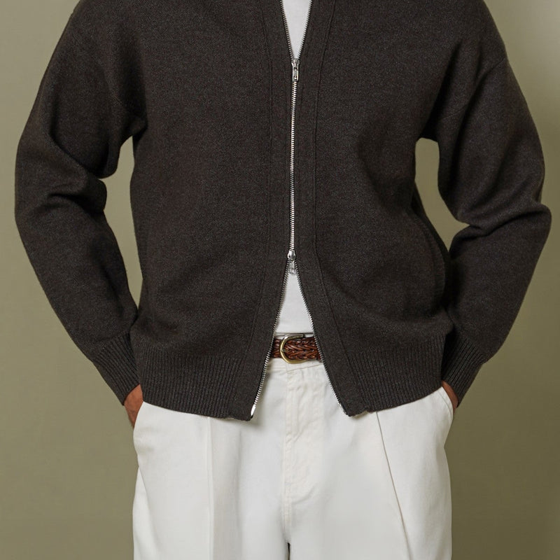 ZIP-UP CARDIGAN