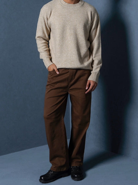 SOFT-BRUSHED SWEATER