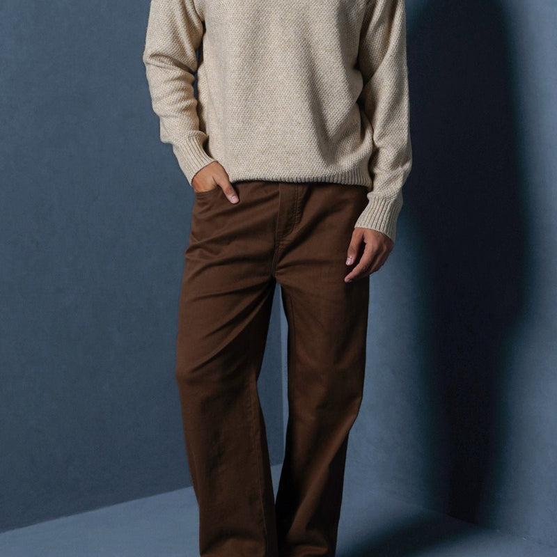 SOFT-BRUSHED SWEATER