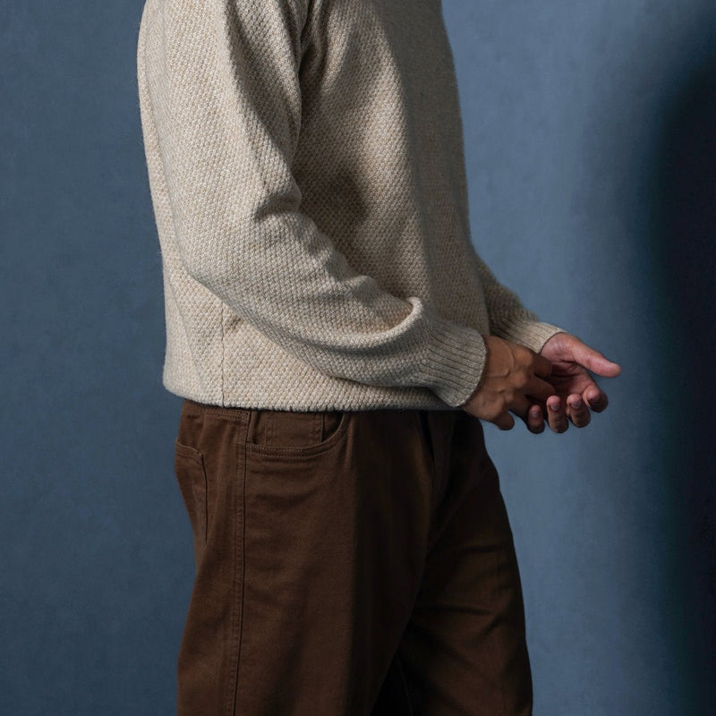 SOFT-BRUSHED SWEATER