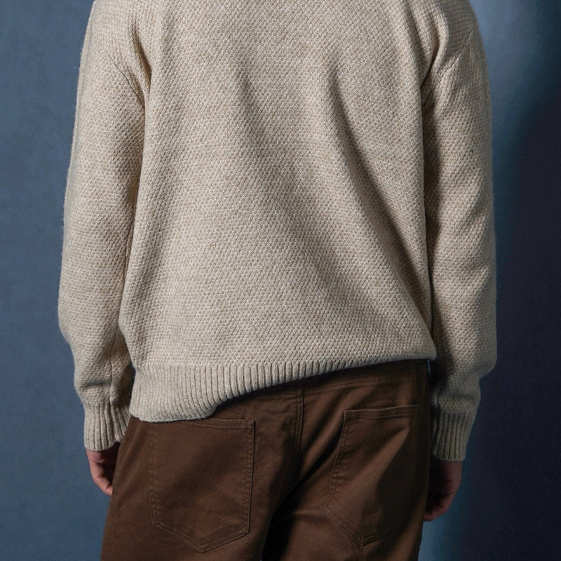 SOFT-BRUSHED SWEATER