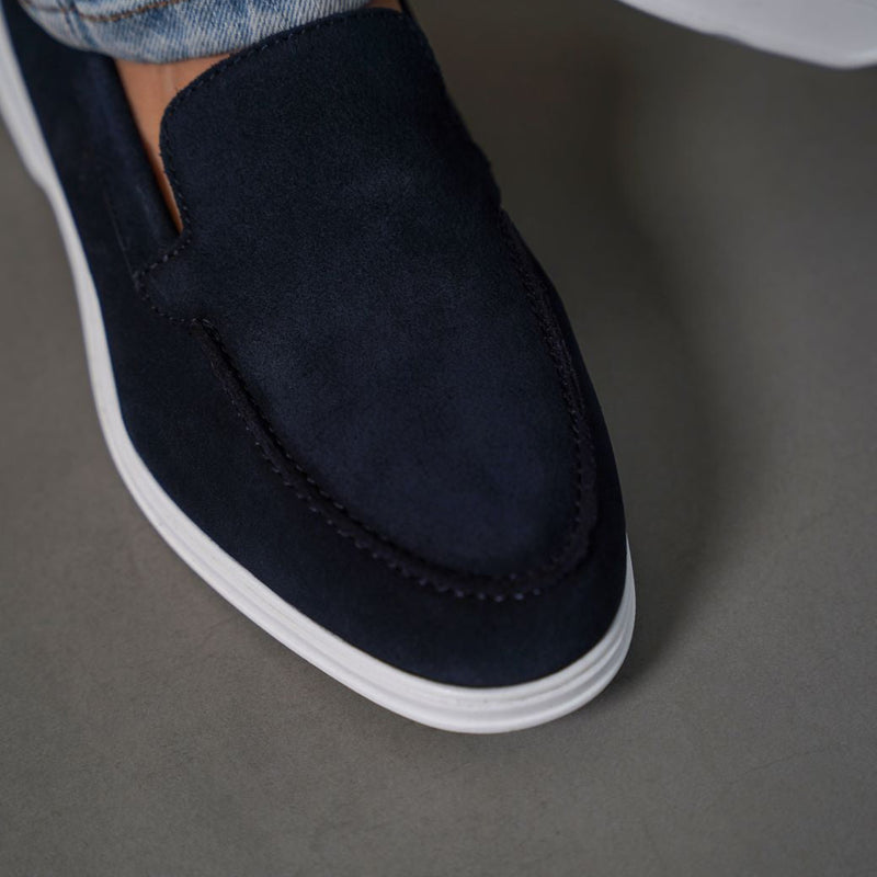 SUEDE LOAFERS
