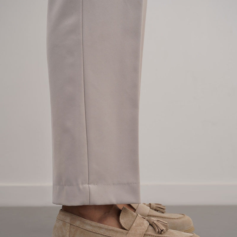 SUEDE LEATHER TASSEL LOAFERS