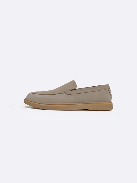 SUEDE LEATHER SLIP-ON LOAFERS