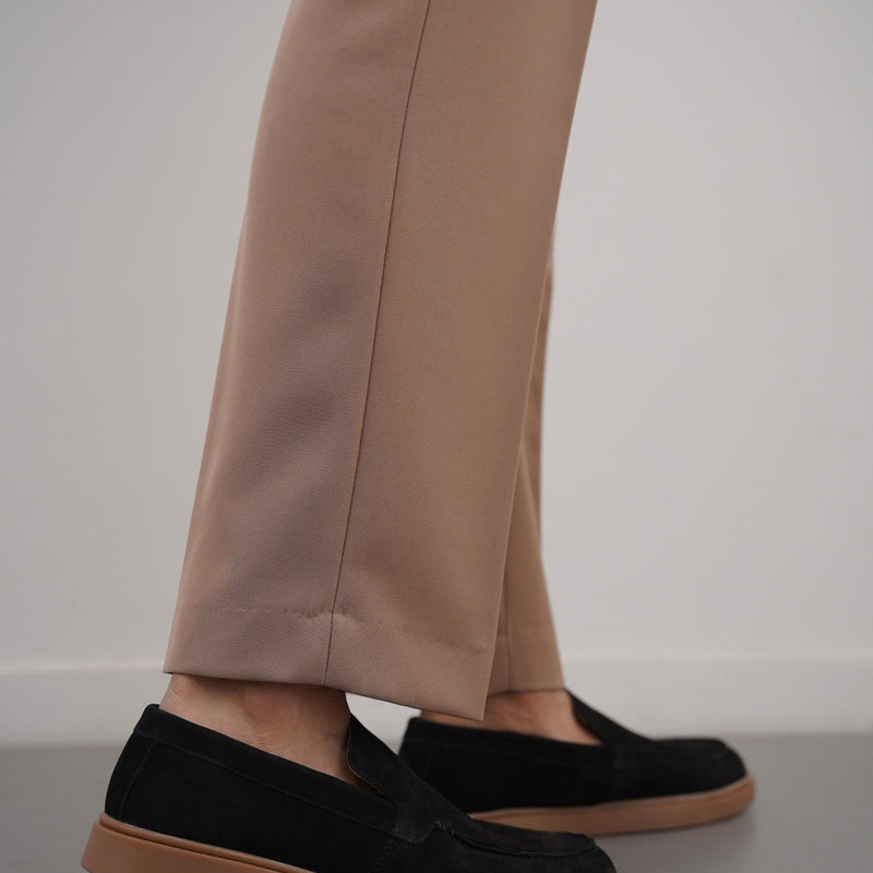 NUBUCK LEATHER LOAFERS