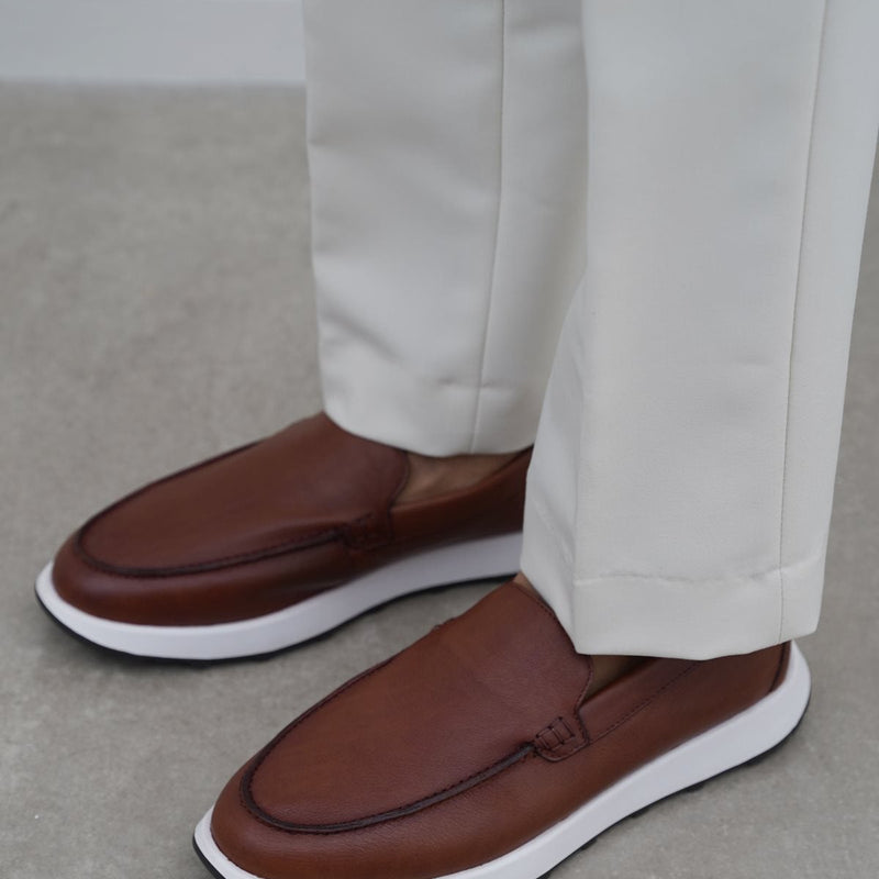 AIR LEATHER LOAFERS
