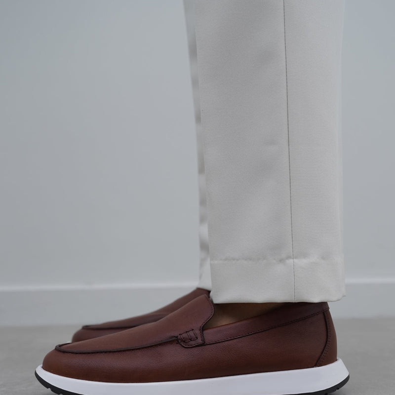 AIR LEATHER LOAFERS