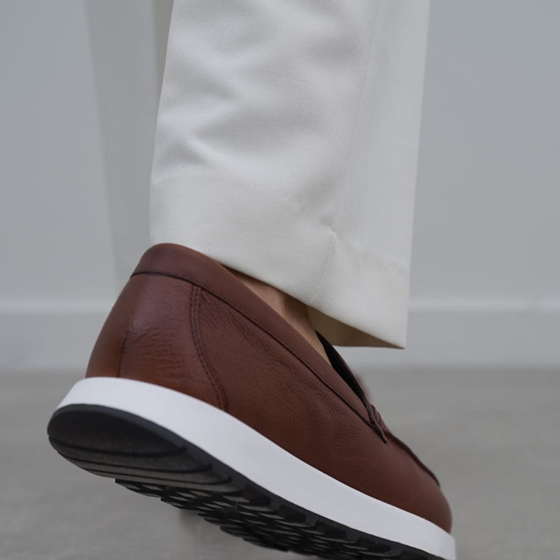 AIR LEATHER LOAFERS
